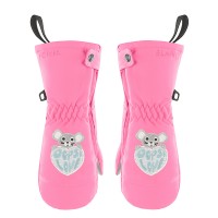 Girls mittens orchid pink