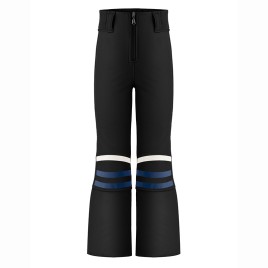 Womens softshell pants print black