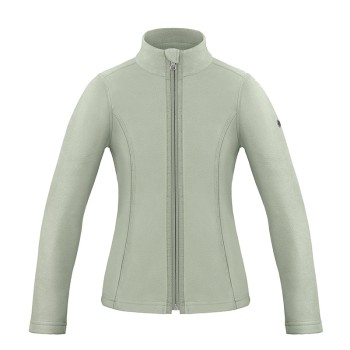 Girls micro fleece jacket lichen green