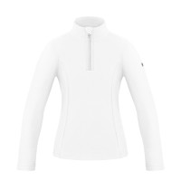 Girls micro fleece jacket white