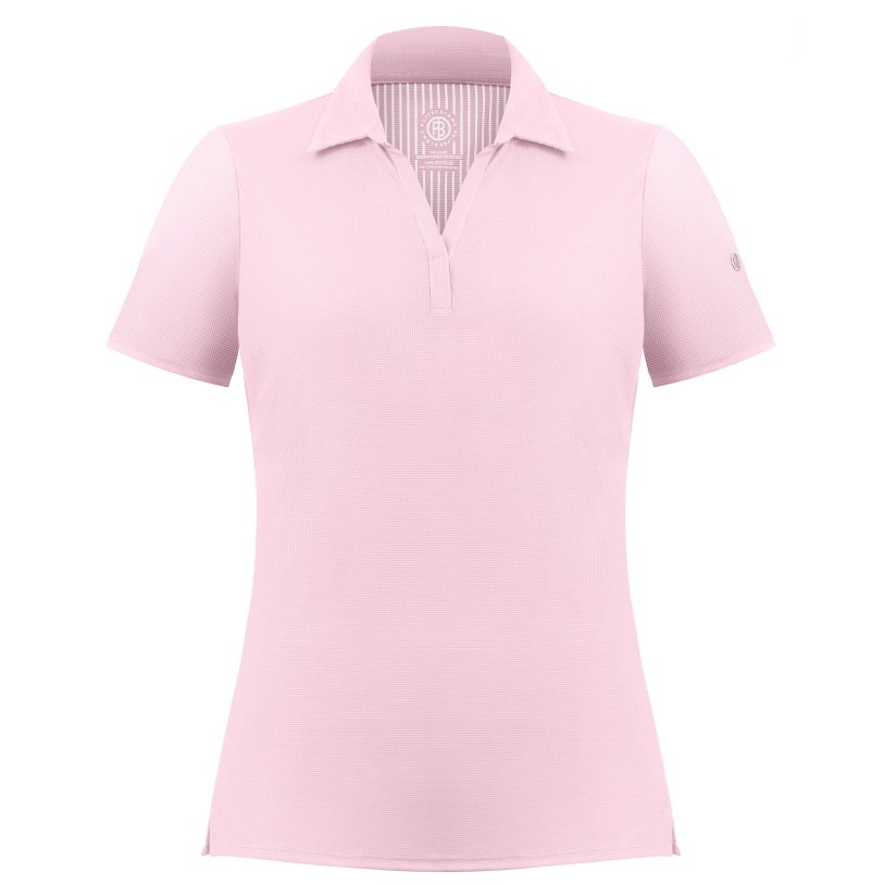 Girls polo shirt powder pink