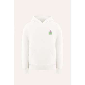 Womens hoodie tennis white