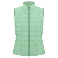 Girls vest almond green