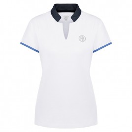 Womens white polo shirt