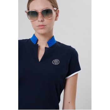 Womens blue cotton shorts