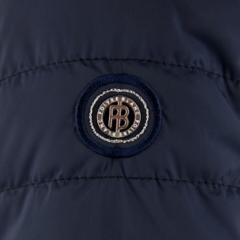 Girls blue quilted coat