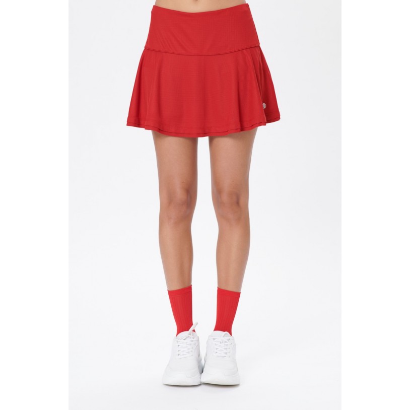 Womens skort cherry red (recycled)
