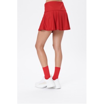 Womens skort cherry red (recycled)