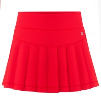 Womens skort cherry red
