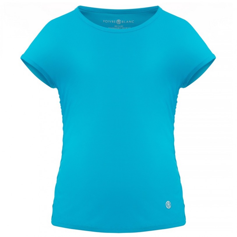 Girls eco light creamy blue t-shirt