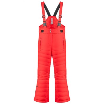 Girls ski pants scarlet red