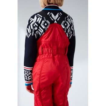 Girls ski pants scarlet red