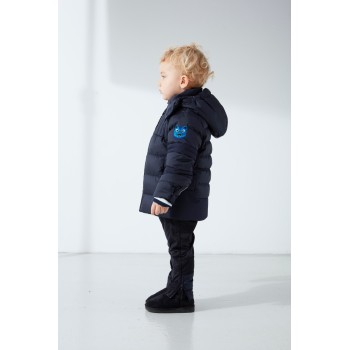 Boys synthetic down jacket gothic blue