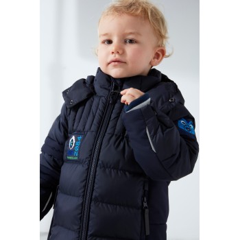 Boys synthetic down jacket gothic blue