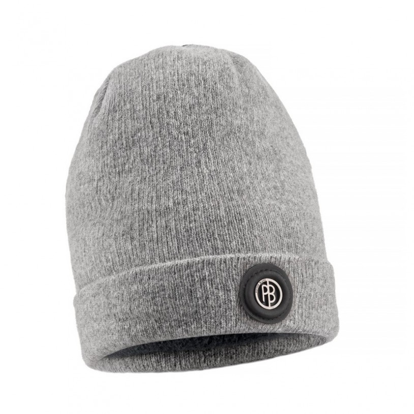 Boys knited hat grey melange