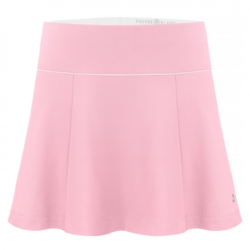Girls skort palm pink/white