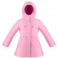 Girls raincoat fancy palm pink