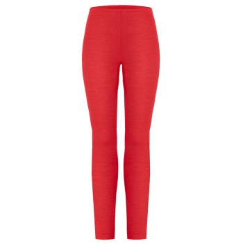 Womens merino wool pants rhubarb
