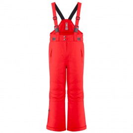 Girls ski pants scarlet red