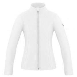 Girls micro fleece jacket white