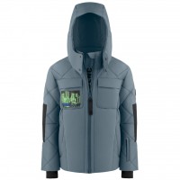 Boys ski jacket thunder grey