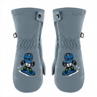 Boys ski mittens thunder grey