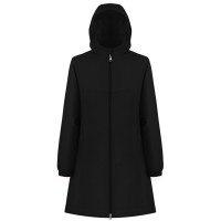 Womens rain coat black