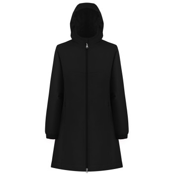 Womens rain coat black