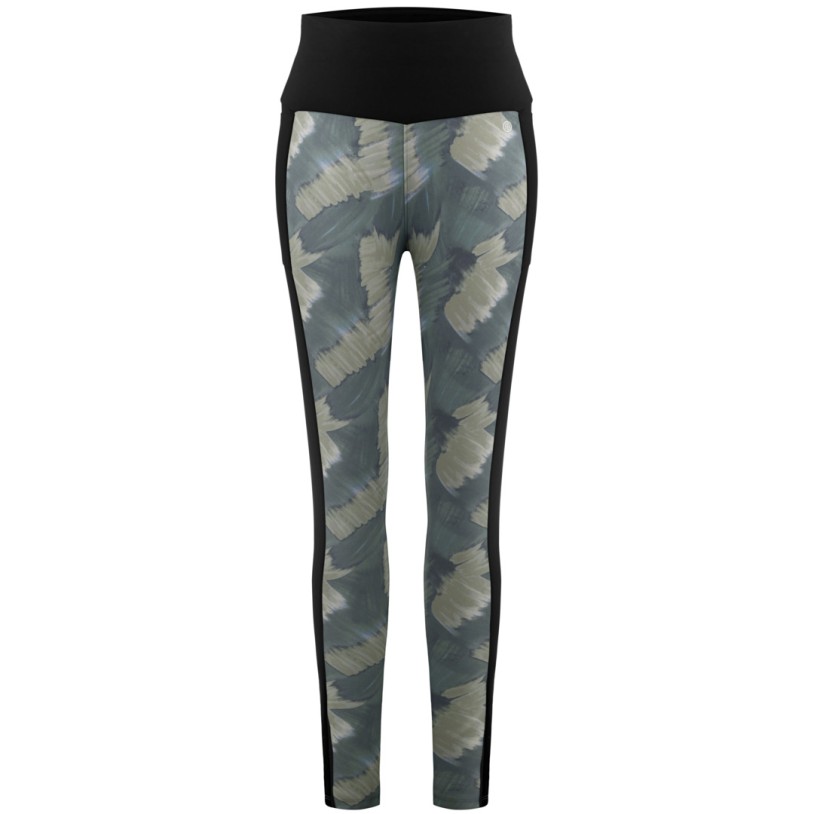 Womens leggings paint art green
