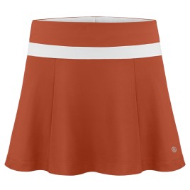 Womens skort electro orange/white