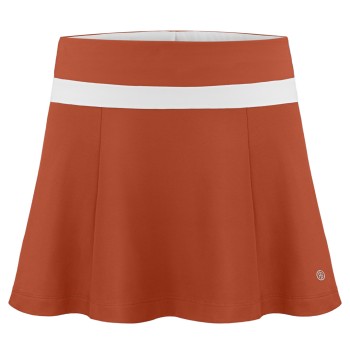 Womens skort electro orange/white