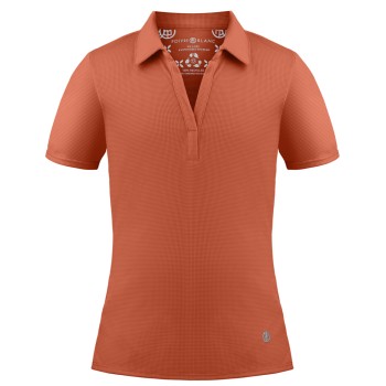 Girls eco active polo shirt electro orange