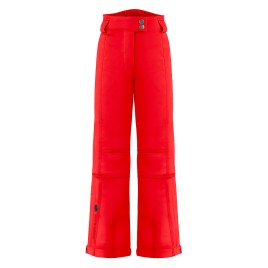 Girls stretch ski pants scarlet red Eva
