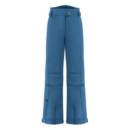 Girls stretch ski pants twilight blue Eva