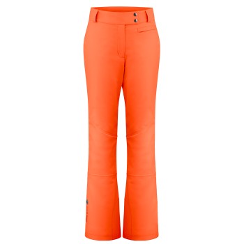 Womens stretch pants mandarin orange