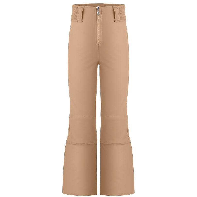 Girls softshell pants almond brown