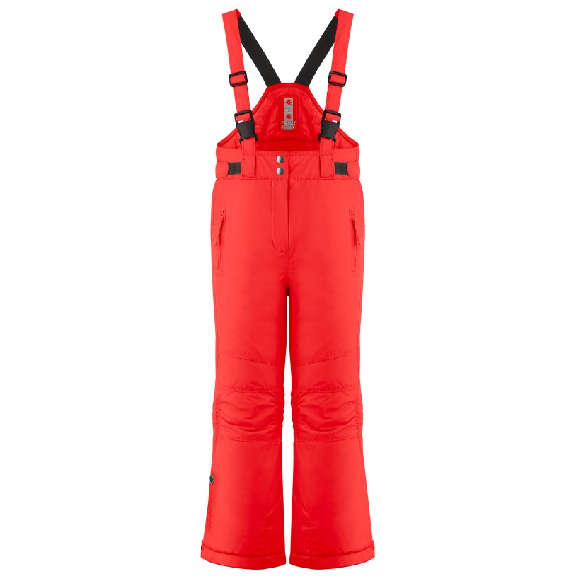Girls ski pants scarlet red