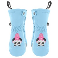 Girls mittens starlight blue