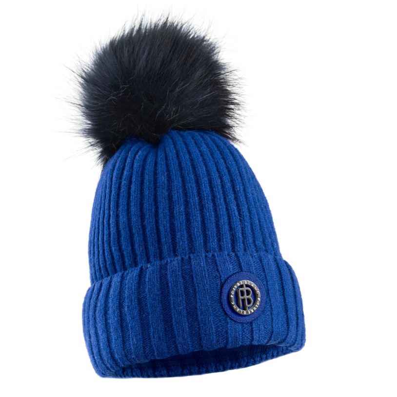 Girls beanie infinity blue