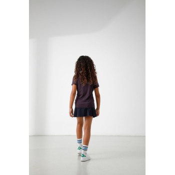 Girls stretch t-shirt mulberry purple